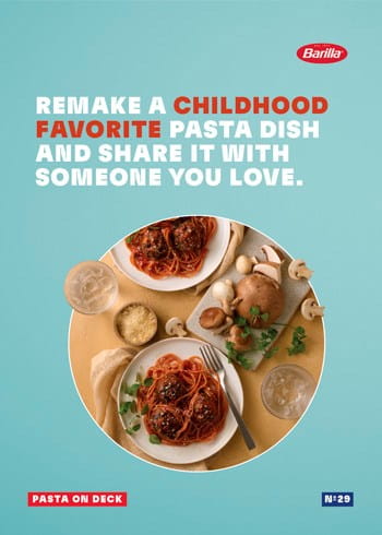 Remake a childhood favorite pasta dish and share it with someone you love.
